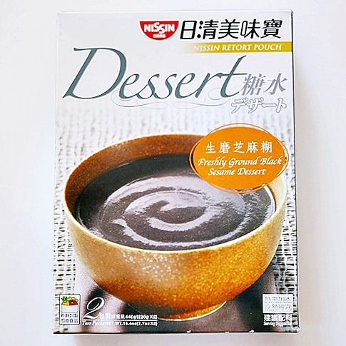 日清食品 日清美味寶 糖水 デザート 生磨芝麻糊 2袋入り 黒ごま 黒ゴマ レトルト