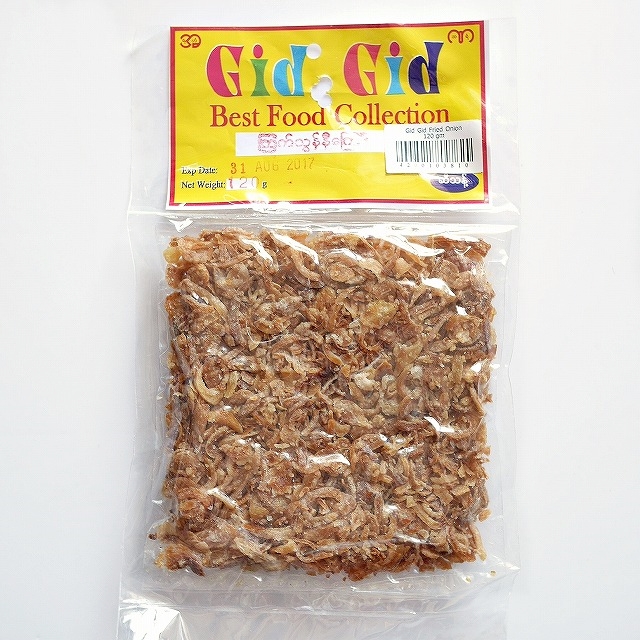 Gid Gid Best Food Collction フライドオニオン 揚げ玉ねぎ 120g Fried Onion