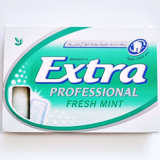 WRIGLEY'S Extra エクストラプロフェッショナル フレッシュミントガム PROFESSIONAL