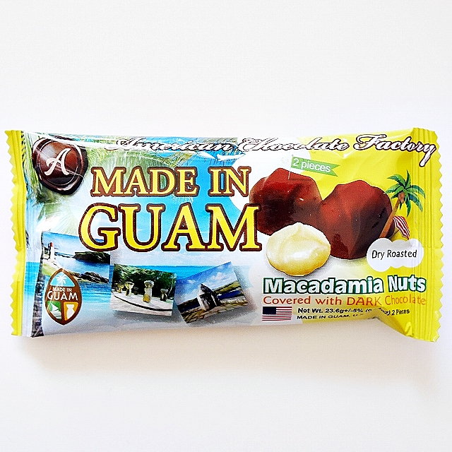 MADE IN GUAM メイドイングアム マカダミアナッツチョコレート アメリカンチョコレートファクトリー ２個入り