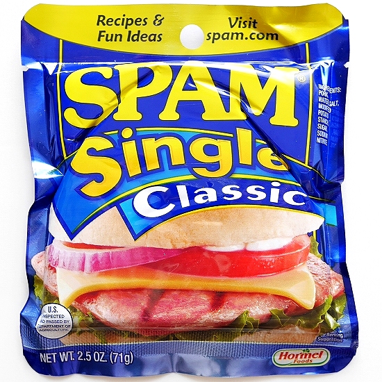 ホーメル スパム シングル クラシック レトルトパウチ Hormel SPAM Single Classic