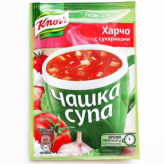 クノールカップスープ　カルチョスープ　Knorr　Чашка супаХарчо