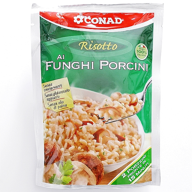 CONAD リゾット フンギポルチーニ Risotto AI FUNGHI PORCINI ポルチーニリゾットの素