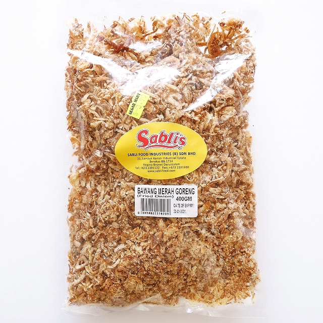 Sabli's BAWANG MERAH GORENG フライドオニオン 揚げ葱 400g