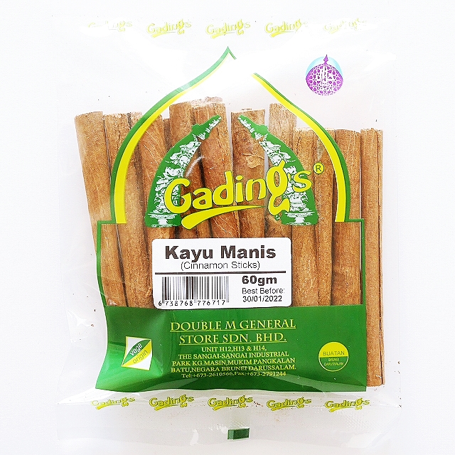 Gadings Gading's シナモンスティック Kayu Manis 60g