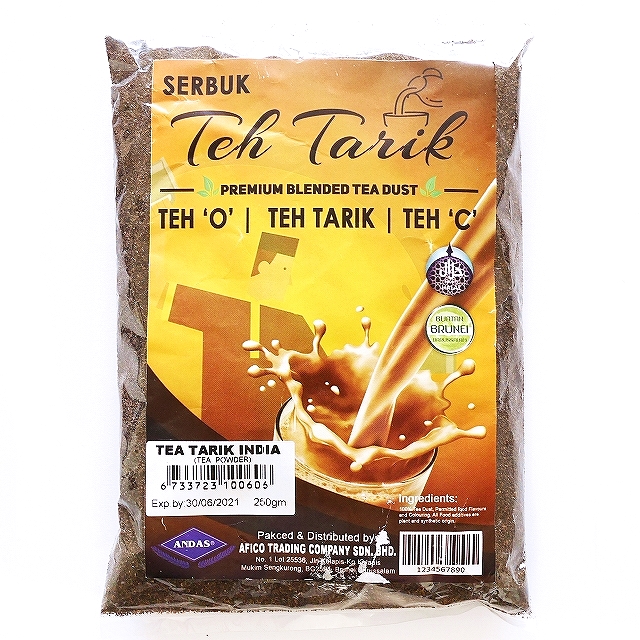 ANDAS SERBUK Teh Tarik　テ・タリ　ミルクティー用紅茶　茶葉　ダストティー　250g