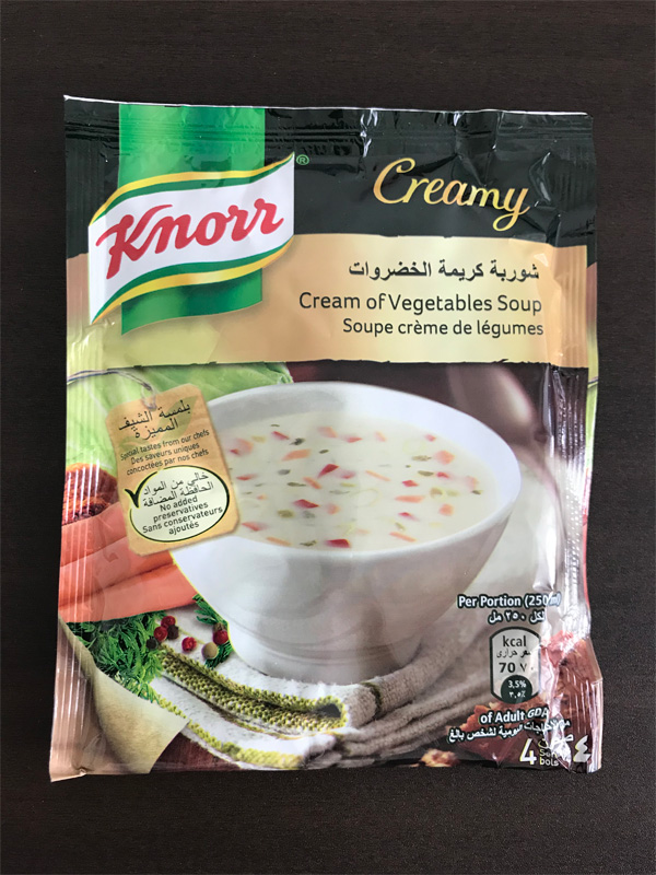 クノールクラムチャウダー　Knorr