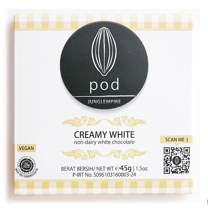 podチョコレート　クリーミーホワイト　ポッドチョコレート　CREAMY WHITE 45g