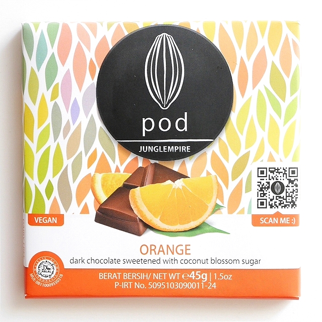 podチョコレート　オレンジ　ポッドチョコレート　ORANGE 45g