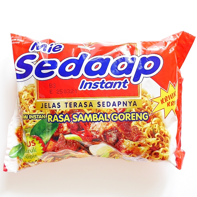 Mie Sedaap RASA SAMBAL GORENG　ミーセダップ　ミースダップ　ミーゴレン　サンバルゴレン