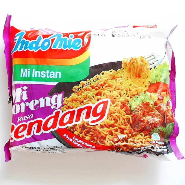 Indomie Mi goreng Rendang　インドミー　インスタントミーゴレン　ルンダン味