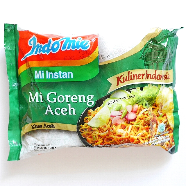 Indomie Mi Goreng Aceh　インドミー　インスタントミーゴレン　アチェ