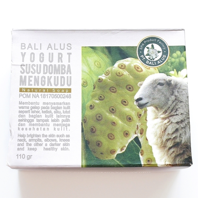 BALI ALUS YOGURT SUSU DOMBA MENGKUDU　バリアルス　ヨーグルト　ヤギミルク　ノニ石鹸