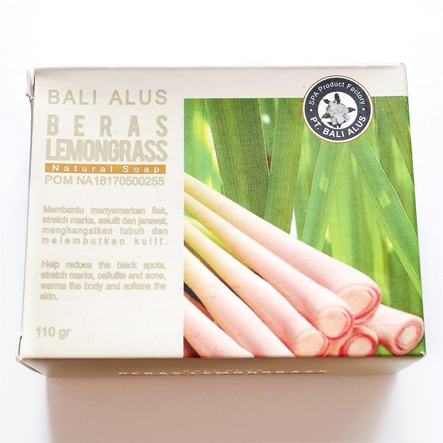 BALI ALUS BERAS LEMONGRASS　バリアルス　レモングラス石鹸　ソープ