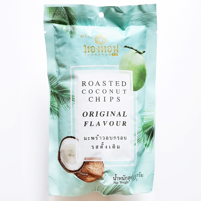 THONGHOM ROASTED COCONUT CHIPS　暖金　ローストココナッツチップス　オリジナル　40g