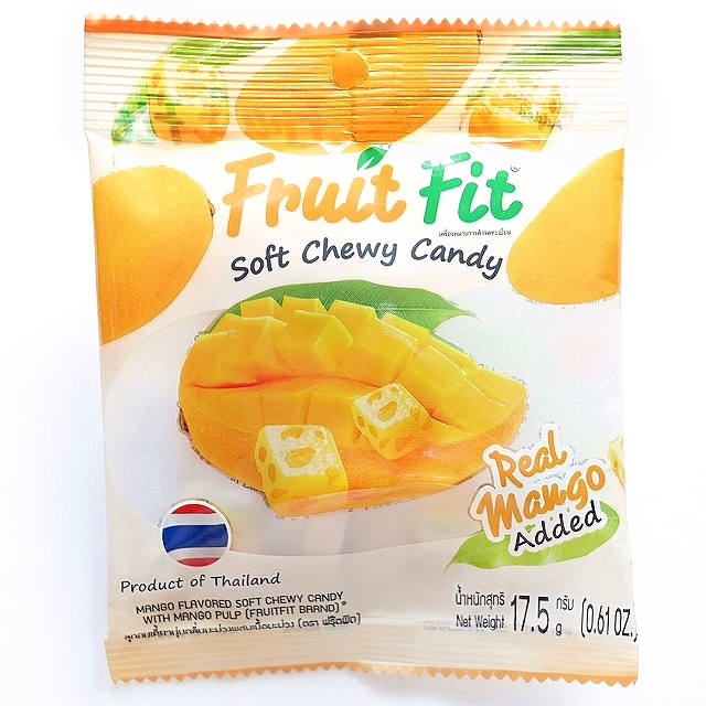 Fruit Fit Soft Chewy Candy フルーツフィット　ソフトチューイーキャンディー　リアルマンゴー