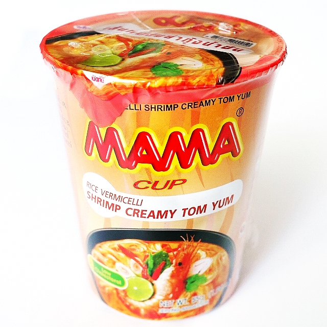 MAMA SHRIMP CREAMY TOM YUM　ママー　エビクリーミートムヤムクン　センミー　ビーフン　カップ麺