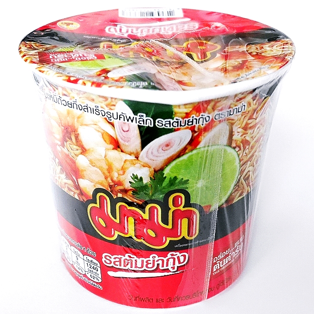 MAMA CUP LEK SHRIMP TOM YUM　ママー　小さいインスタントカップ麺　エビトムヤムクン 42g