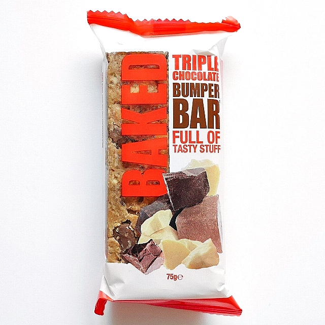 BUMPER STUFF BAKED BUMPER BAR　ベイクドトリプルチョコレートバンパーバー　75g