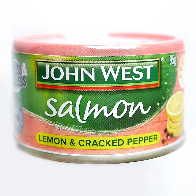 JOHN WEST salmon LEMON & CRACKED PEPPER　ジョンウェスト　レモン＆ペッパーサーモン