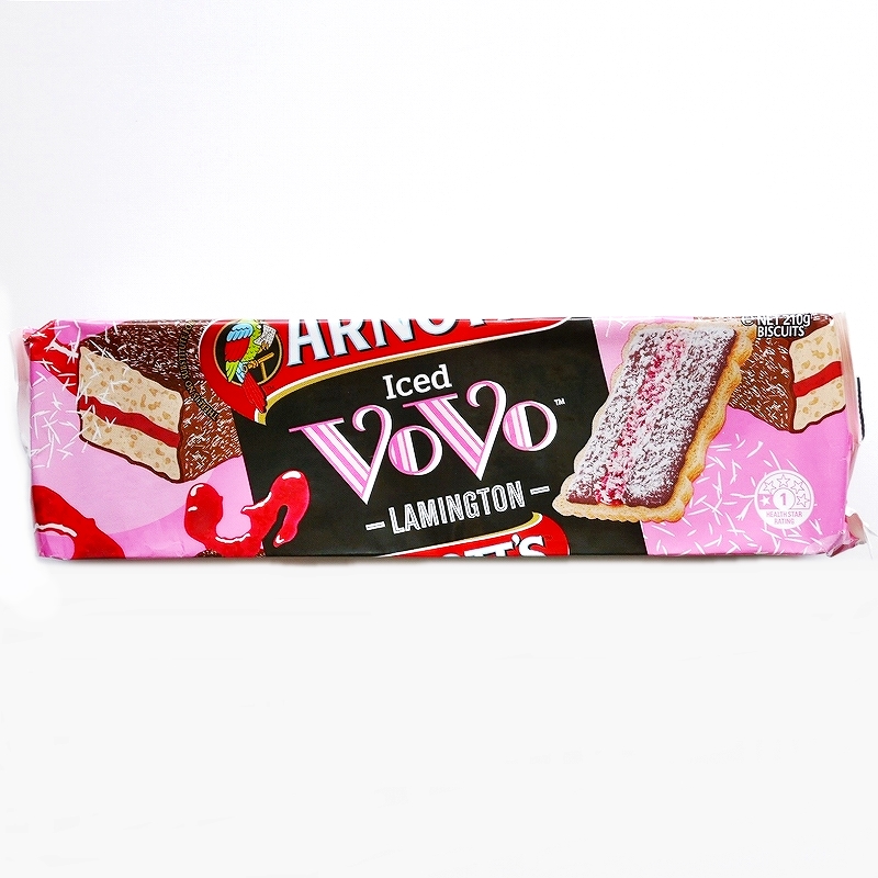 アーノッツ　アイスヴォヴォ　ラミントン　ビスケット　ARNOTT’S Iced VoVo LAMINGTON