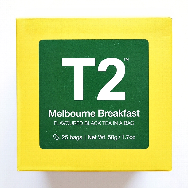 T2　メルボルンブレックファースト　紅茶ティーバッグ　バニラ　25個入り　Melbourne Breakfast　