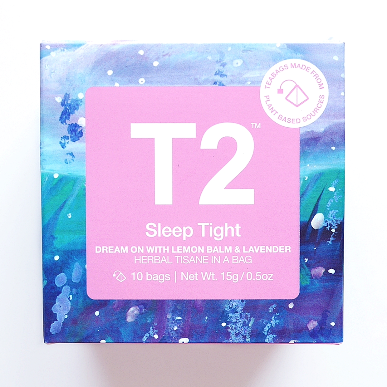 T2　スリープタイト　ハーブティー　紅茶ティーバッグ　レモンバーム　ラベンダー　10個入り　Sleep Tight