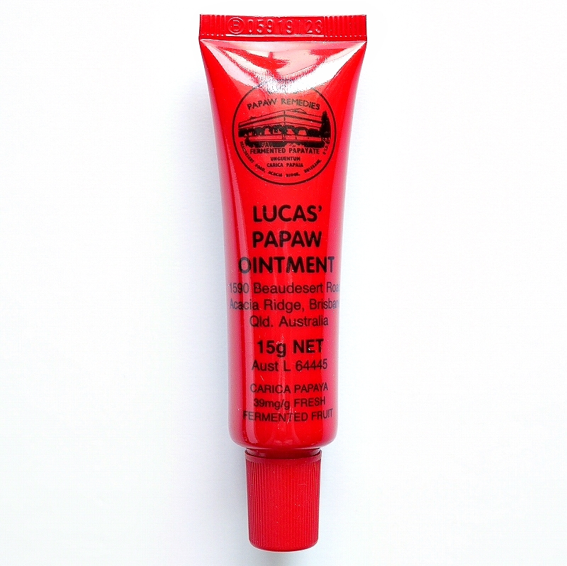 ルーカスポーポークリーム　リップクリーム　保湿クリーム　軟膏　LUCAS' PAPAW OINTMENT 15g