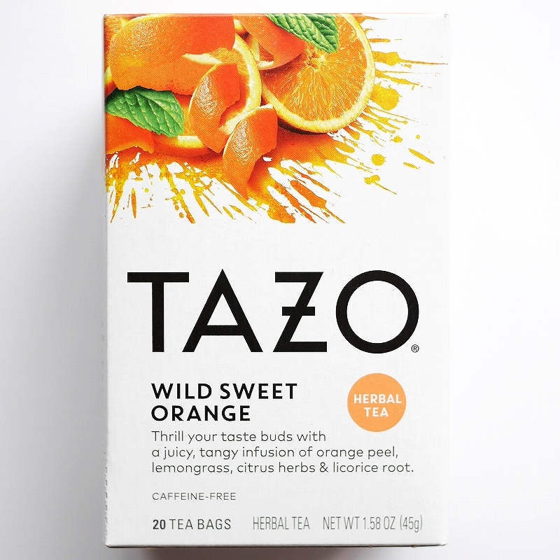タゾティー　ワイルドスイートオレンジ　ハーブティー　ティーバッグ　20袋　TAZO WILD SWEET ORANGE