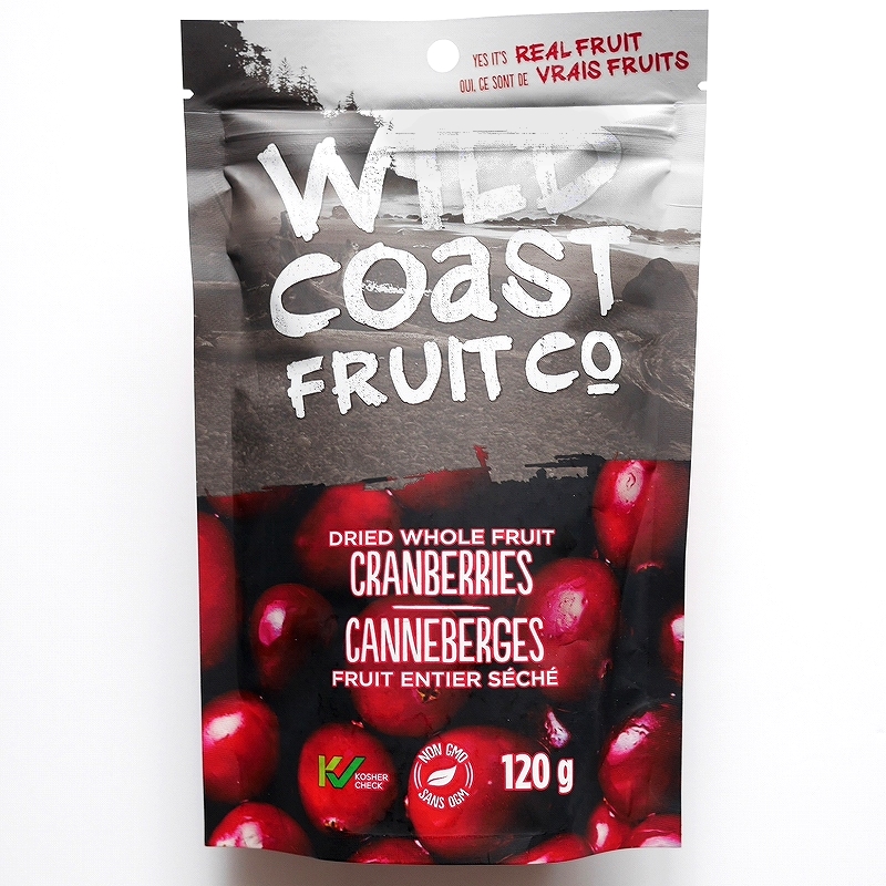 ワイルドコーストフルーツ　ドライクランベリー　WILD COAST FRUIT CO DRIED CRANBERRIES