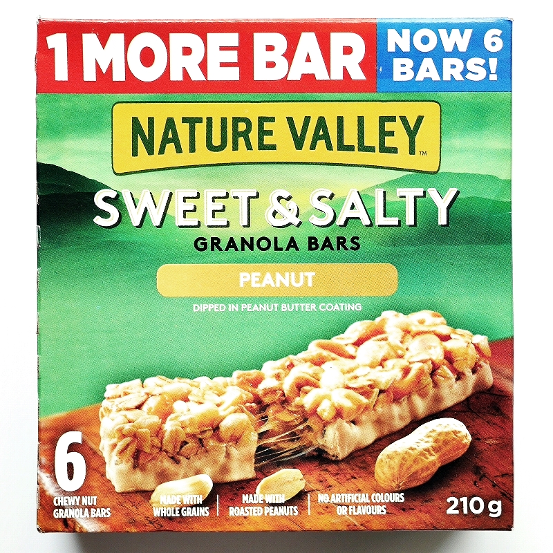 Nature Valley Granola Bars　ネイチャーバレー　スイート＆ソルティー　グラノーラバー　ピーナッツ