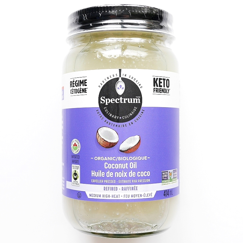 スペクトラム　オーガニックココナッツオイル精製　Spectrum Organic Coconut Oil Refined