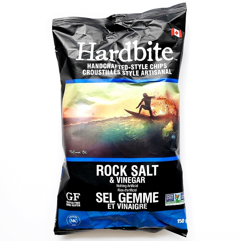 ハードバイトポテトチップス　ロックソルト＆ビネガー　Hardbite Chips ROCK SALT & VINEGAR