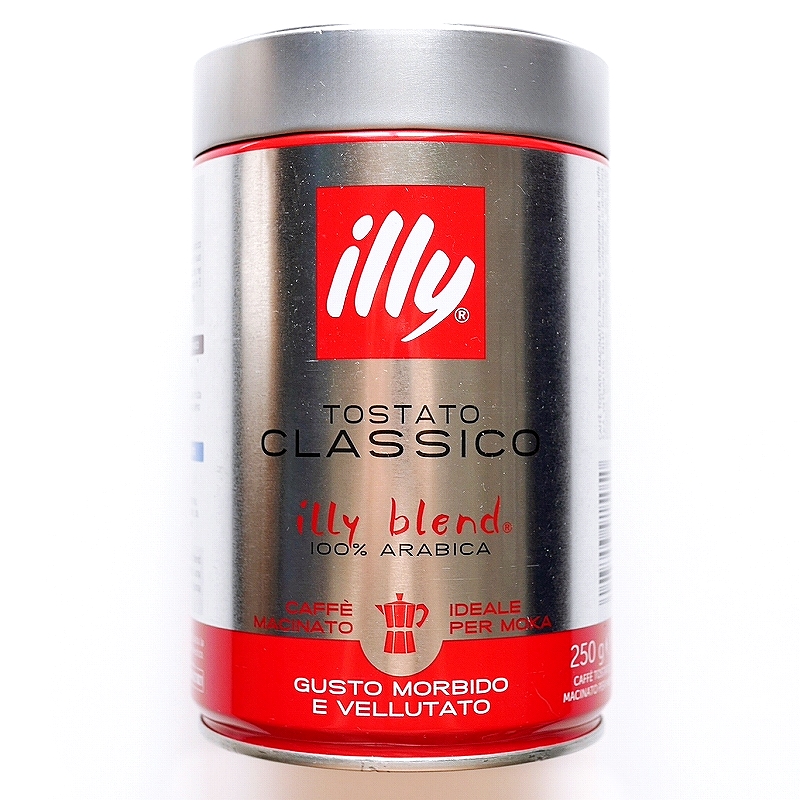 イリー　イリーブレンド　エスプレッソ粉　クラシコ　illy TOSTATO CLASSICO 250g缶