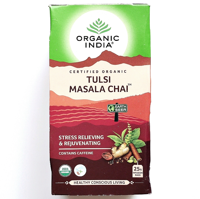 オーガニックインディア　トゥルシーマサラチャイ　25袋　ORGANIC INDIA TULSI MASALA CHAI