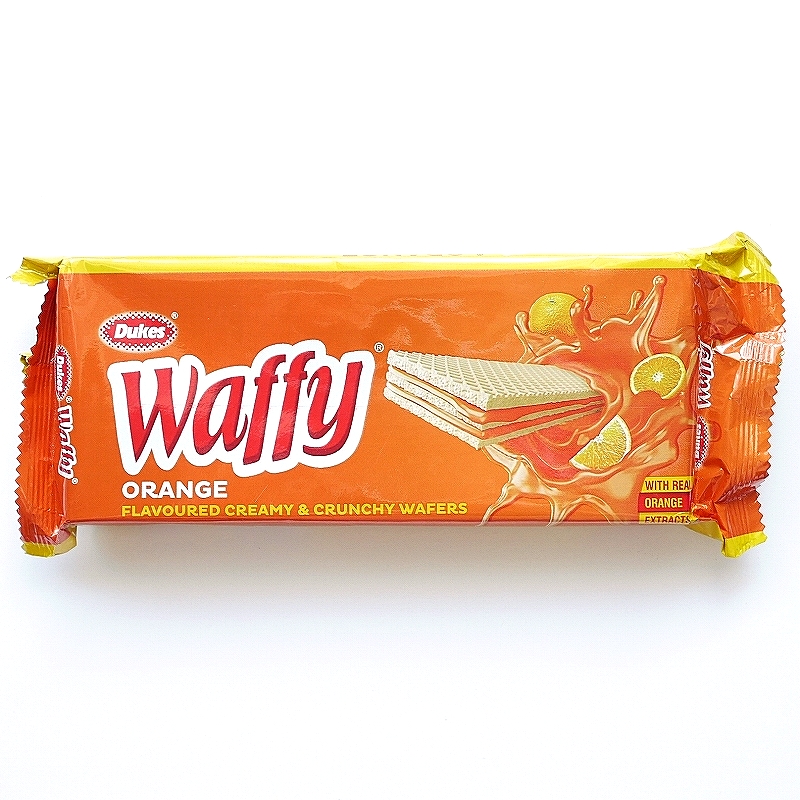 Dukes Waffy ORANGE　デュークス　ワッフィー　ウエハース　オレンジ　75g