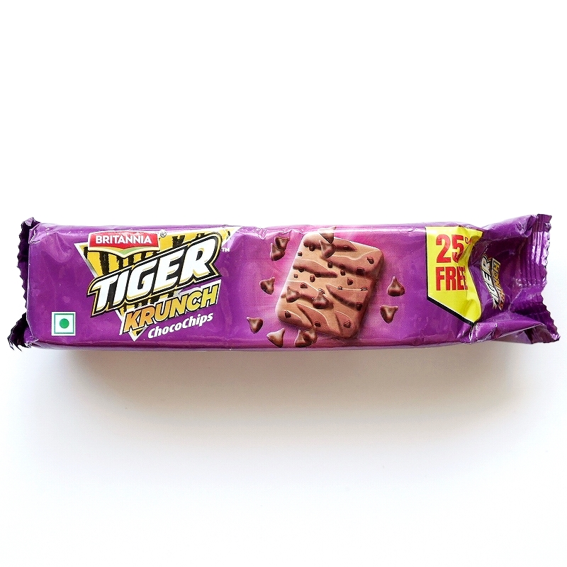 BRITANNIA TIGER KRUNCH chocochips　ブリタニア　タイガークランチチョコチップビスケット