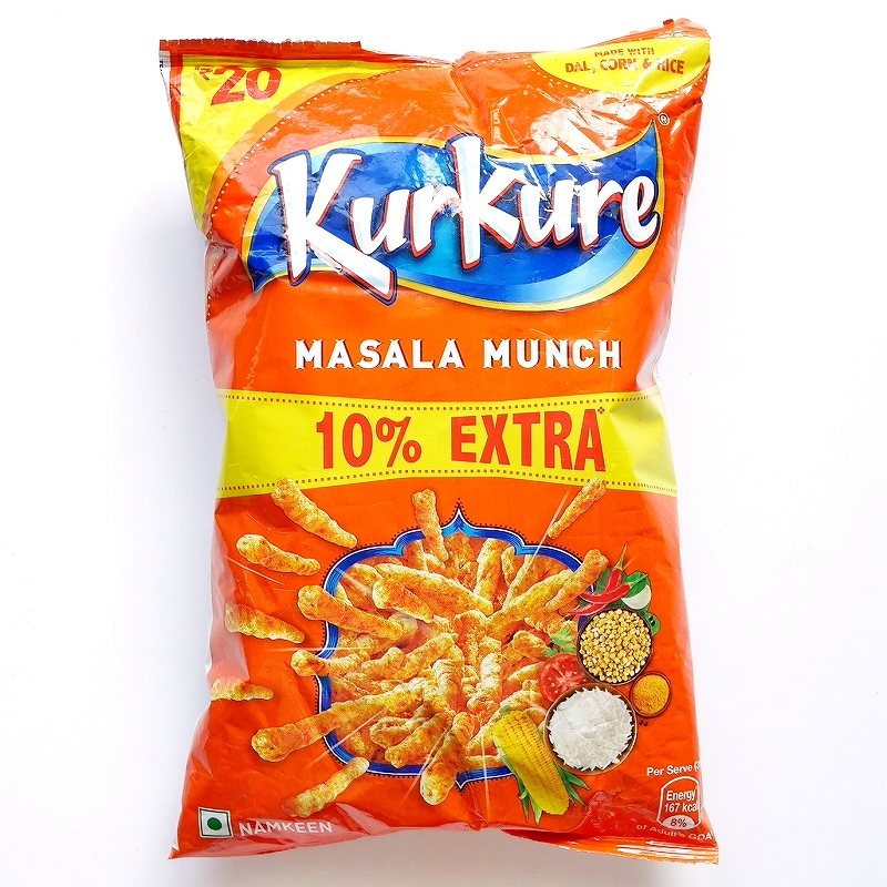 KurKure MASALA MUNCH　クルクレ　マサラマンチ味　90g