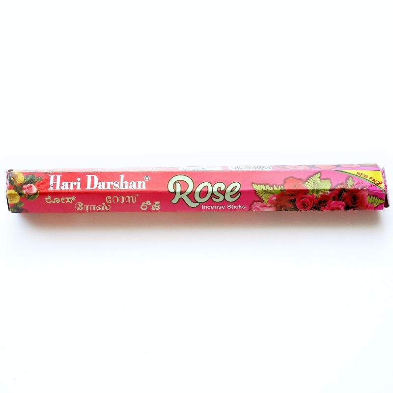 Hari Darshan Rose Incense Sticks　ハリダルシャン　ローズ　バラ　お香
