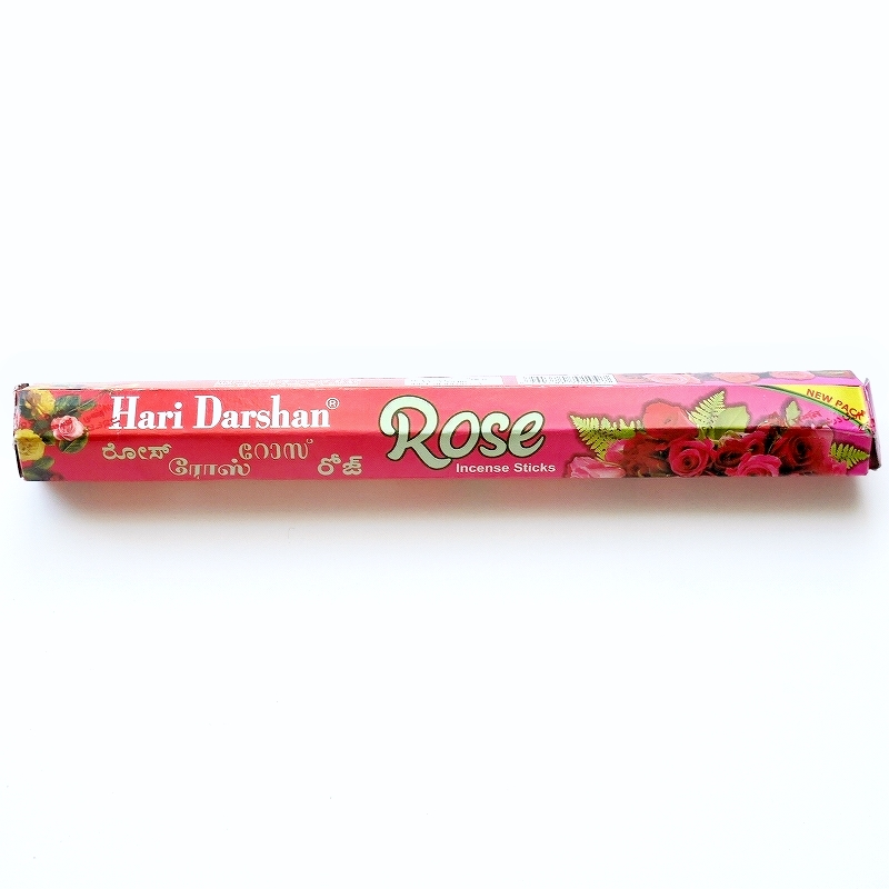 Hari Darshan Rose Incense Sticks　ハリダルシャン　ローズ　バラ　お香
