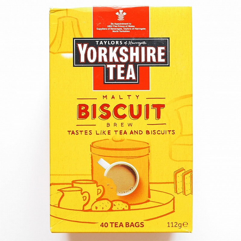 ヨークシャーティー　ビスケットブリュー　40ティーバッグ紅茶　Yorkshire Tea Biscuit Brew
