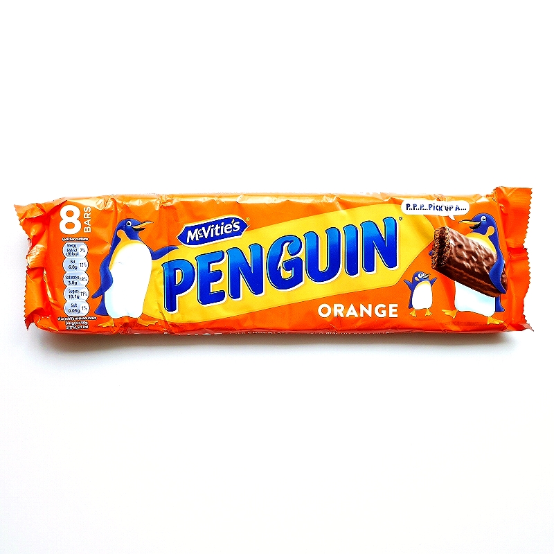 マクビティ　ペンギン　オレンジ　8個入り　McVities PENGUIN ORANGE