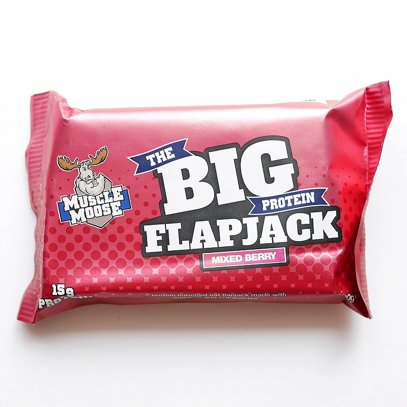 マッスルムース　ビッグプロテインフラップジャック　ミックスベリー　Muscle Moose Big Flapjack