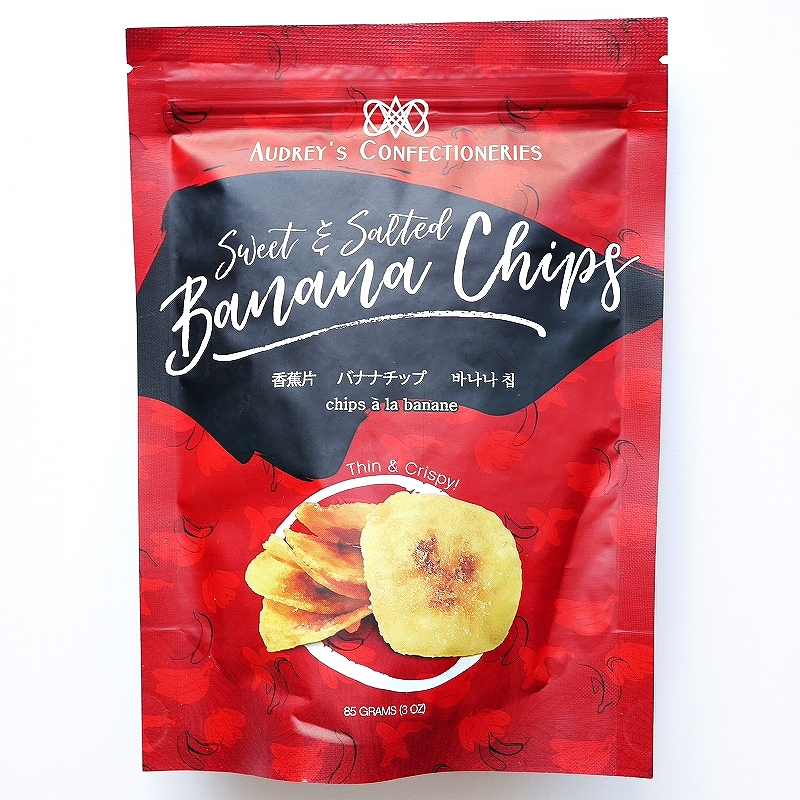 オードリーズ　バナナチップス　AUDREY'S CONFECTIONERIES Banana Chips 85g