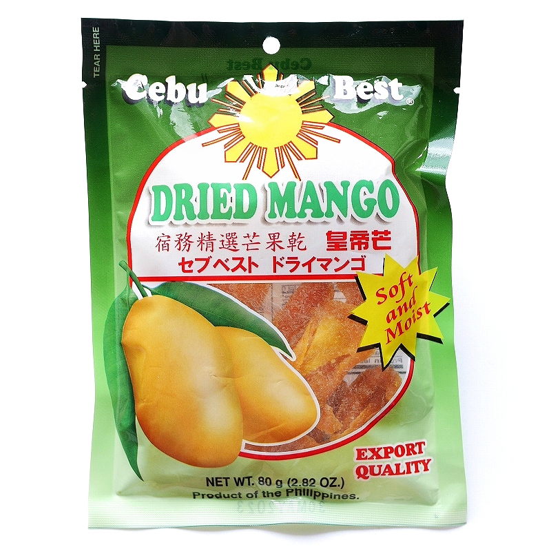 セブベスト　ドライマンゴー　CEBU BEST DRIED MANGO 80g