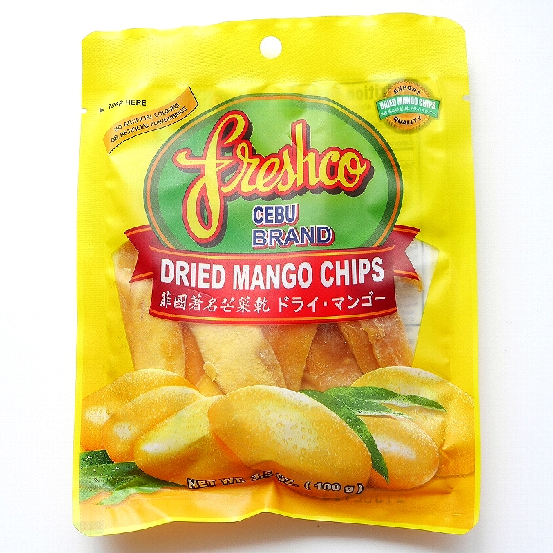 freshco CEBU BRAND DRIED MANGO CHIPS 100g　ドライマンゴー