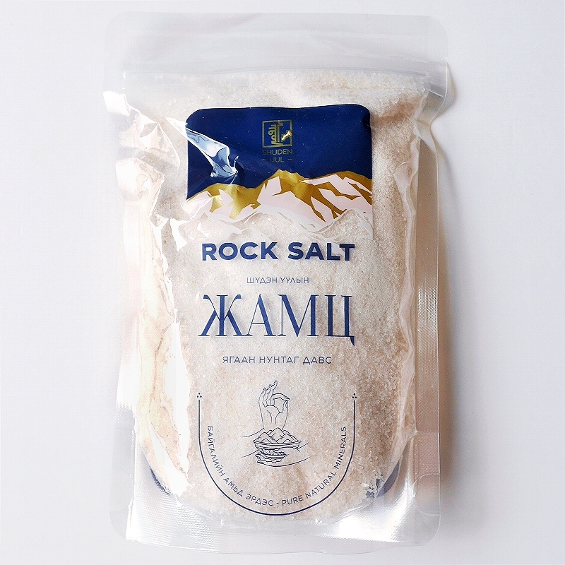 SHUDEN UUL　Жамц　ジャムツダウス　モンゴル岩塩　粉末　パウダー　450g　ROCK SALT