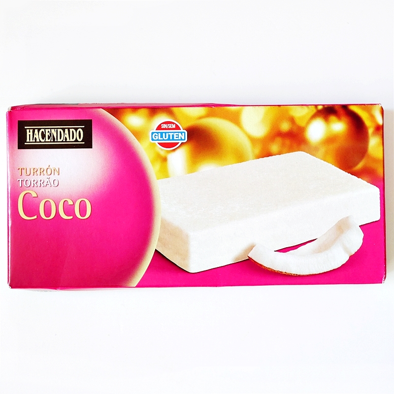 トゥロン　ココ　ココナッツヌガー　HACENDADO Turrón Coco