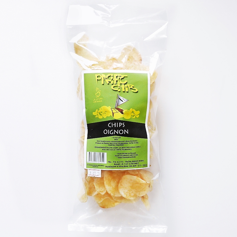 パシフィックチップス　チップスオニオン　ポテトチップス　PACIFIC CHIPS CHIPS OIGNON 150g