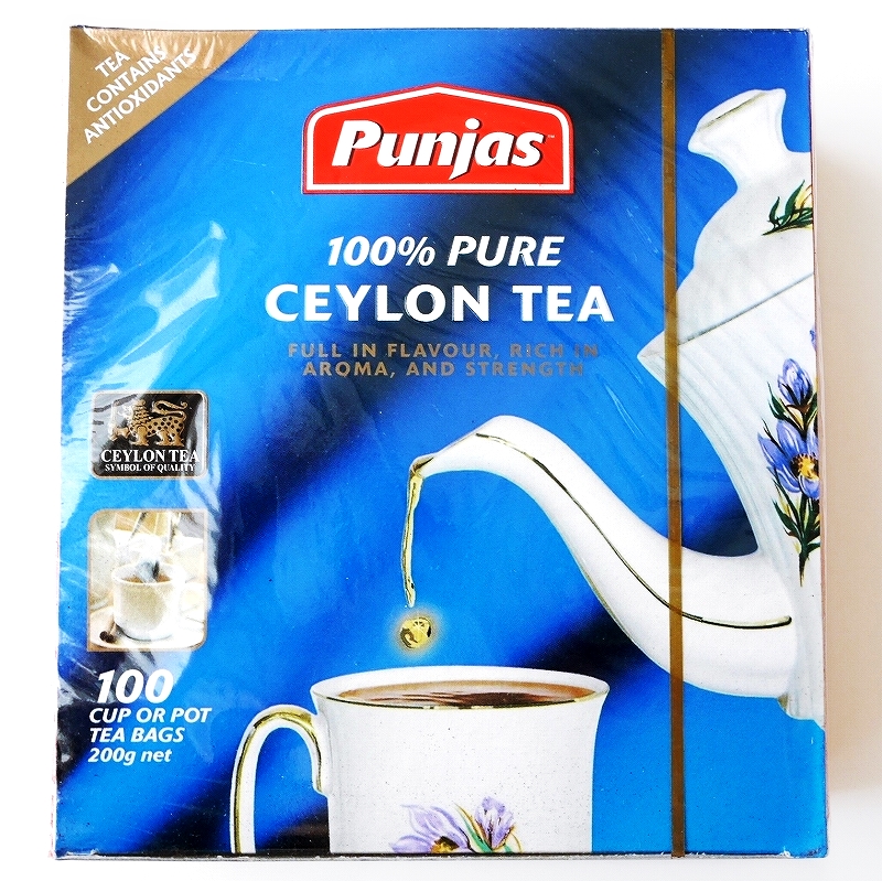 Punjas 100% PURE CEYLON TEA　セイロンティー　ティーバッグ　100個
